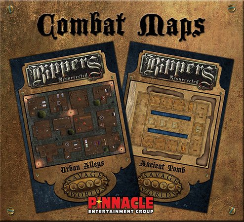 Rippers Resurrected: Combat Maps 2: Urban Alleys + Ancient Tomb