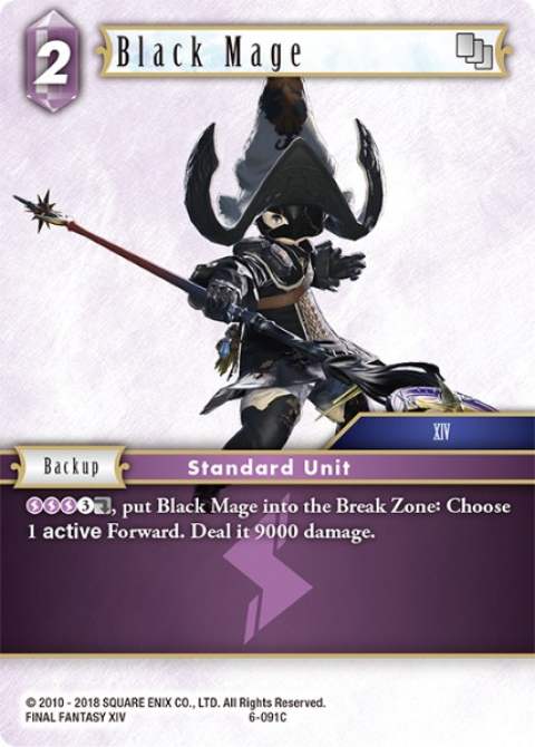 Black Mage - 6-091C - Foil