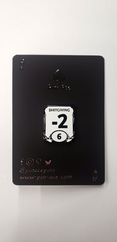 Enamel Pins: DnD Stats Shitgiving