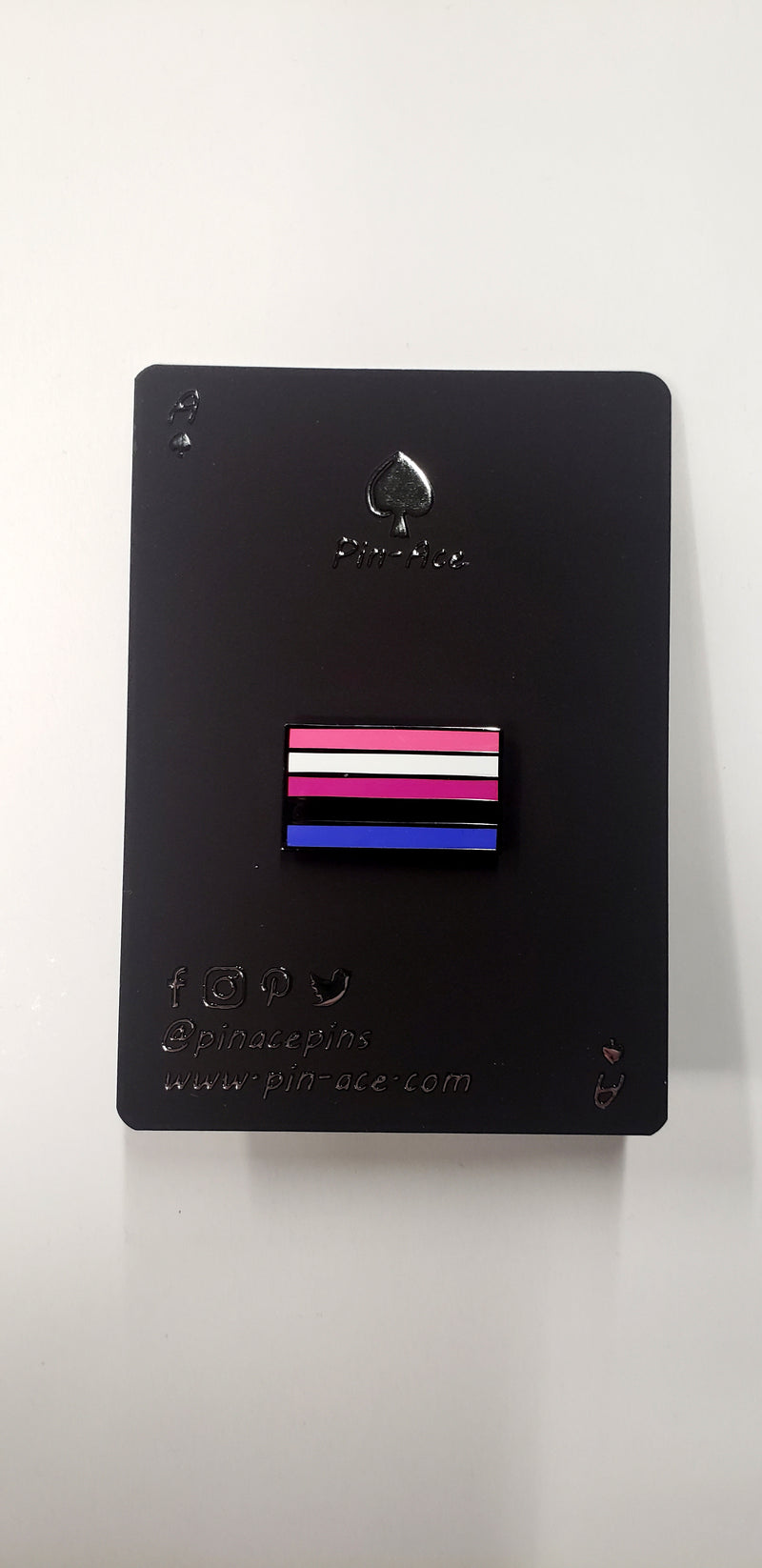 Enamel Pin: Genderfluid Flag