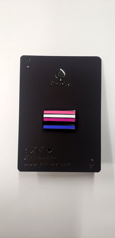 Enamel Pin: Genderfluid Flag