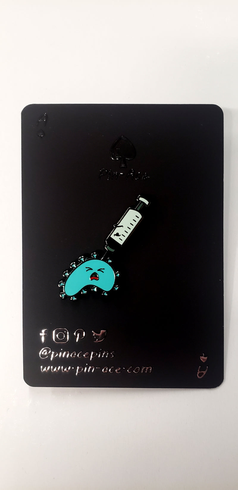 Enamel Pins: Vaccinated