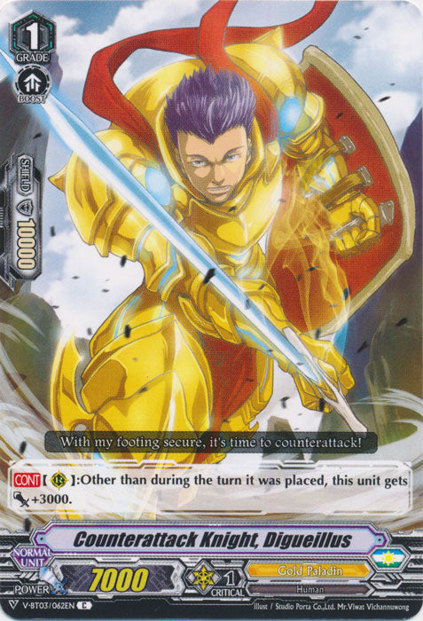 Counterattack Knight, Digueillus - V-BT03/062EN - C