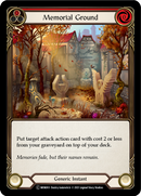 Memorial Ground (Red) (Rainbow Foil) [U-MON303-RF] Unlimited Rainbow Foil