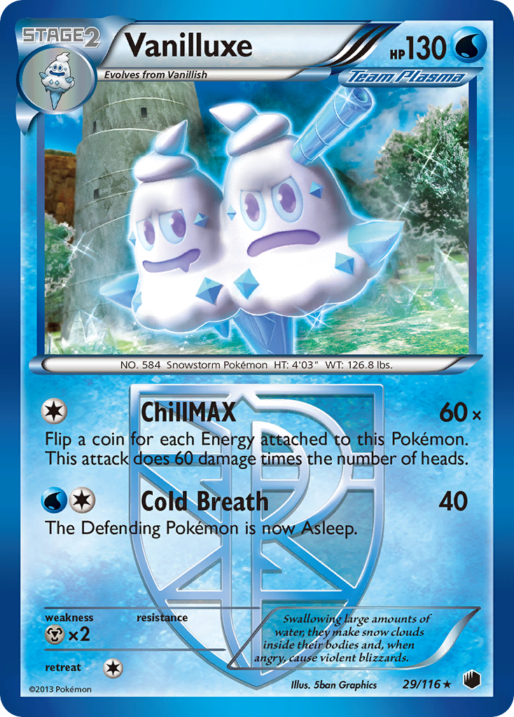 Vanilluxe (29/116) [Black & White: Plasma Freeze]