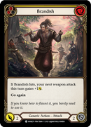 Brandish (Yellow) (Rainbow Foil) [MON270-RF] 1st Edition Rainbow Foil
