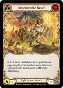 Impenetrable Belief (Red) (Rainbow Foil) [MON075-RF] 1st Edition Rainbow Foil