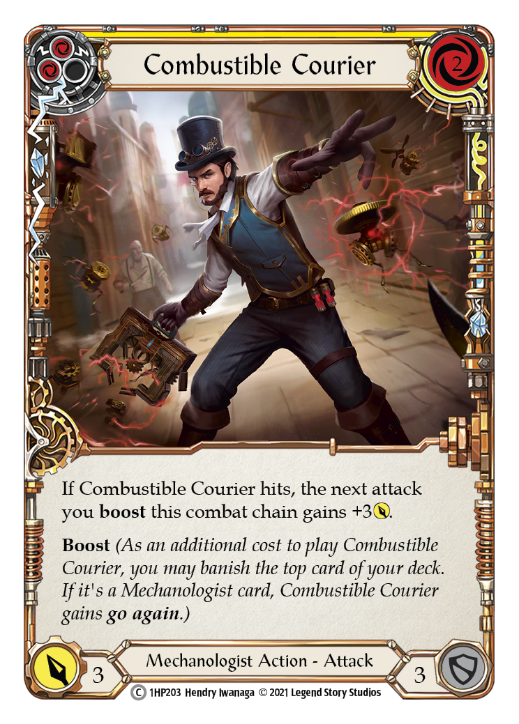 Combustible Courier (Yellow) [1HP203]