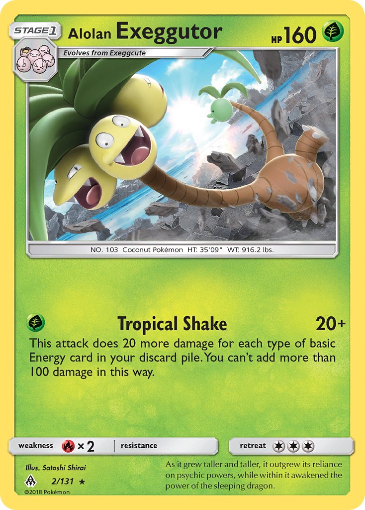 Alolan Exeggutor (2/131) (Theme Deck Exclusive) [Sun & Moon: Forbidden Light]