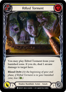 Rifted Torment (Yellow) (Rainbow Foil) [MON178-RF] 1st Edition Rainbow Foil