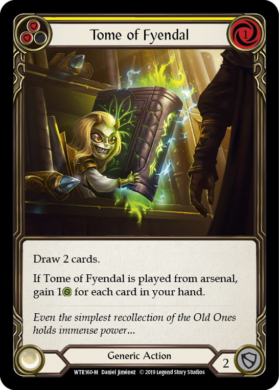 Tome of Fyendal [WTR160-M] Alpha Print Rainbow Foil