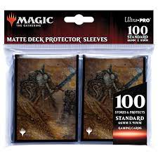 MTG Matte Deck Protector 100 Standard Sleeves - Dakkon