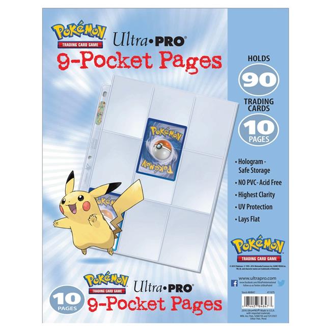 Ultra-Pro 9-Pocket Pokemon Pages