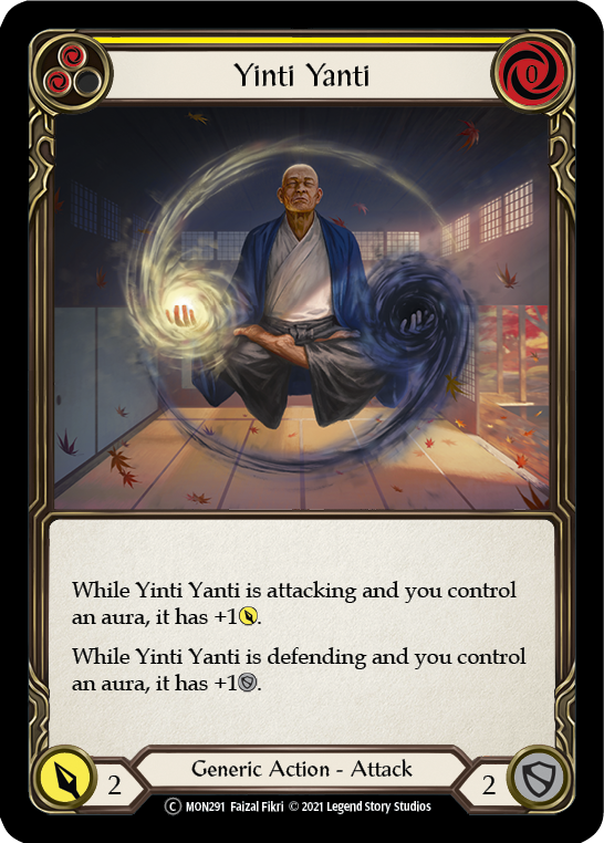 Yinti Yanti (Yellow) (Rainbow Foil) [U-MON291-RF] Unlimited Rainbow Foil