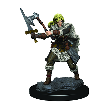 Icons of the Realms: Human Female Barbarian