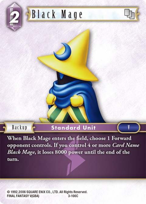 Black Mage - 3-106C - Foil