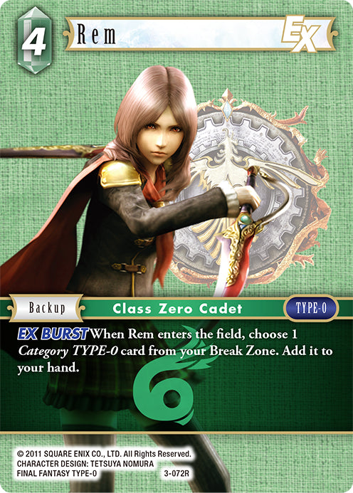 Rem EX (Alt Art) - 3-072R - Foil