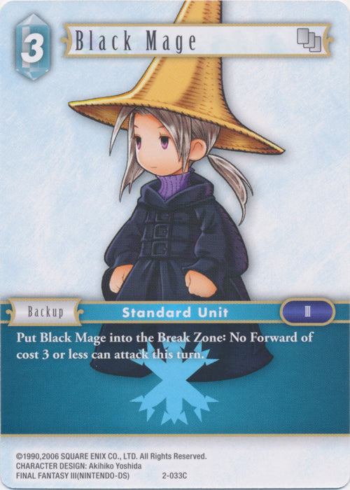 Black Mage - 2-033C - Foil