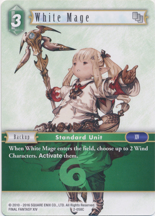 White Mage - 2-058C - Foil