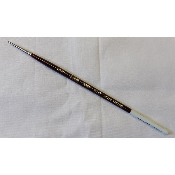 H.J. White Taklon Series 970 Size 10/0 Round Brush