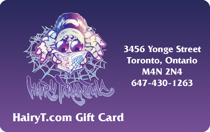 A mockup of the design of a HairyT.com Gift Card