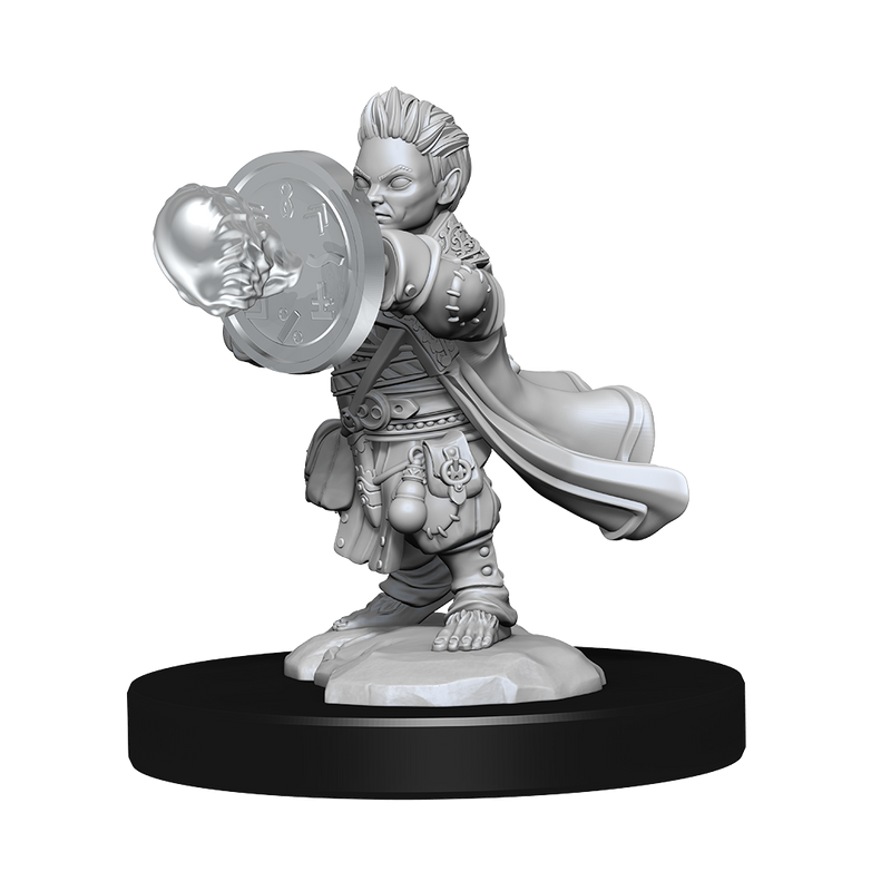 Pathfinder Battles Deep Cuts: Male Halfling Wizard