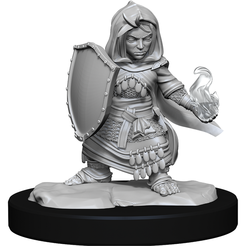 Pathfinder Battles Deep Cuts: Female Halfling Cleric