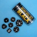 Weird Dice Set: Black - Chaar's Shadow Stones