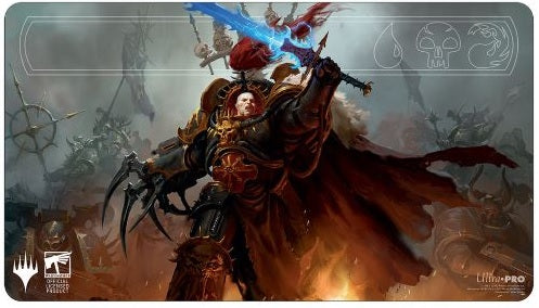 Ultra Pro - Warhammer 40K Commander Abaddon the Despoiler Standard Gaming Playmat for Magic: The Gathering