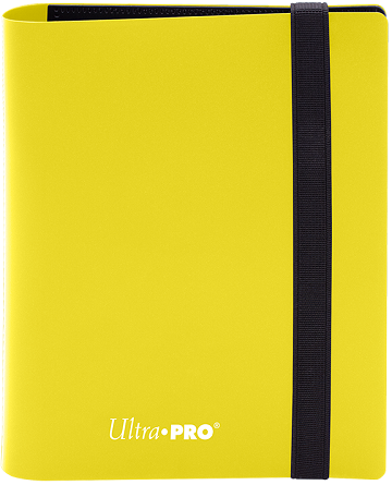 Ultra Pro 4 Pocket Pro Binder - Lemon Yellow