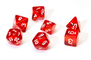 Translucent Red Resin 7-Die Set
