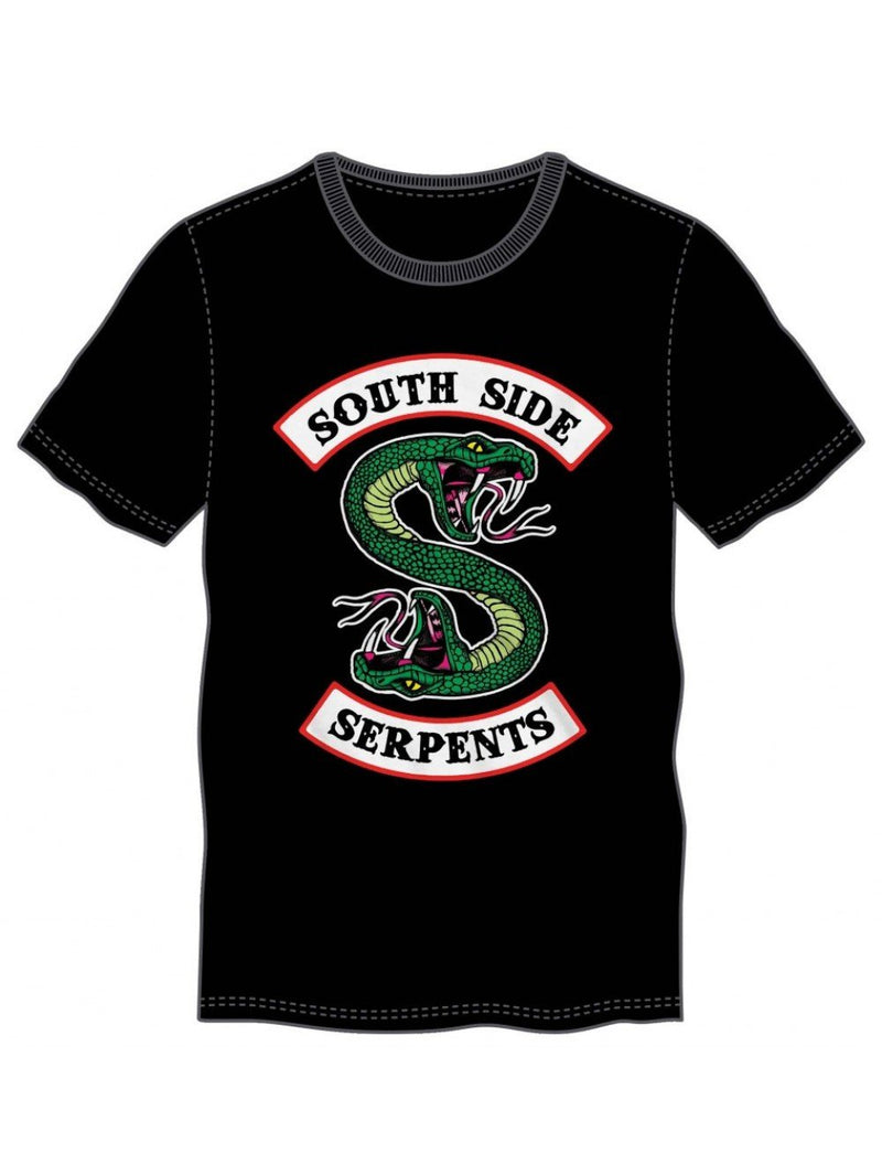 RIVERDALE - South Side Serpents Men's Black Crew Neck Tee