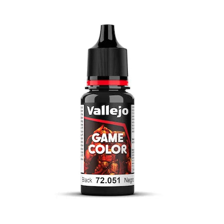 Vallejo: Game Color - Black - VAL72051 - 18ml
