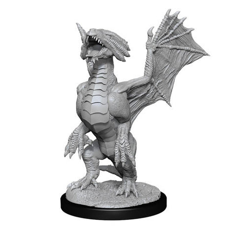 Nolzur's Marvelous Miniatures: Bronze Dragon Wyrmling & Pile of Seafound Treasure